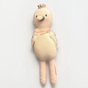 Cuddle + Kind Harlow the Swan Knit Plush Doll Ethical Handmade Peru Stuffy